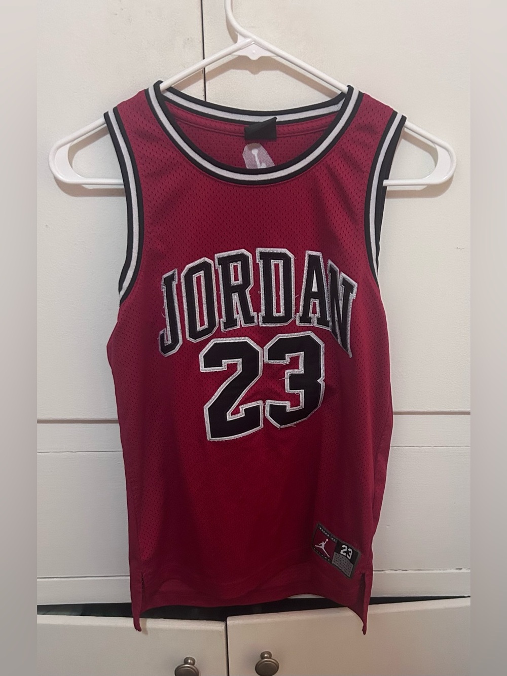 Jordan jersey size BOYS medium 10/12